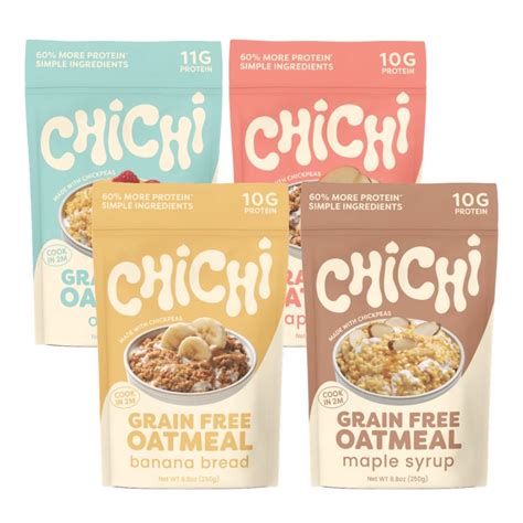 chichis chicas|High Protein Chickpea Oatmeal – ChiChi Foods